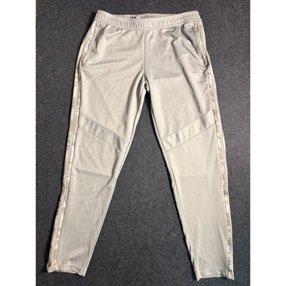 Adidas Aeroready Tiro Track Pants Mens Large Grey Camo Stripe GH6853 AD4011